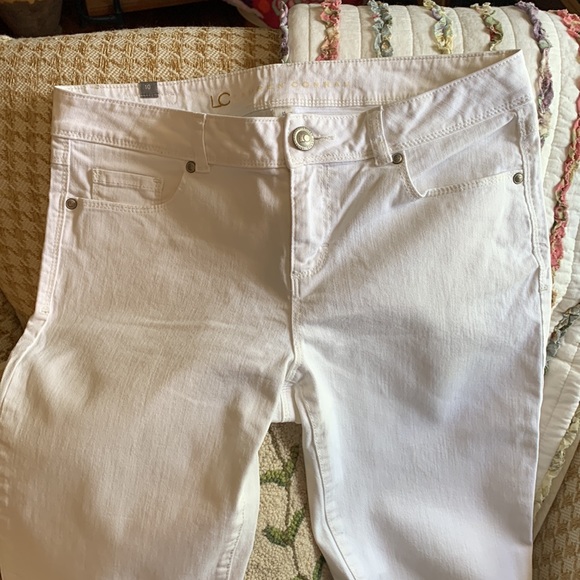 Lauren Conrad White Jeans - Size 10 - Picture 2 of 6